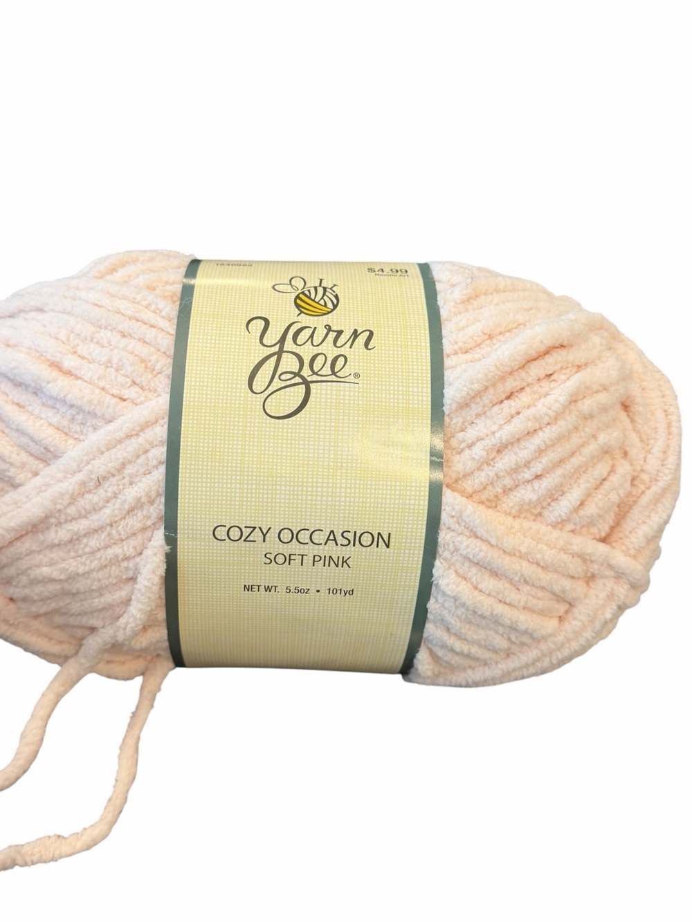 Yarn Bee Cozy Occasion Yarn Soft Pink 18 2015 5.5 oz 101 Yards NEW Pastel Knit